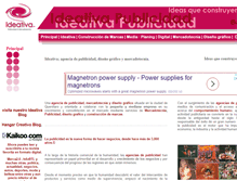 Tablet Screenshot of ideativa.com.mx